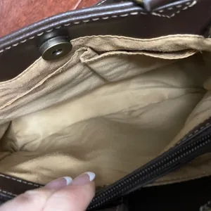 Fossil Relic by Brown and Tan Paisley Embossed Vegan Leather Purse Handbag thumbnail 8