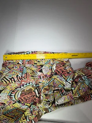 Multicolor barrel Graphic Jogger Pants - cropped juniors 15/16 size large w thumbnail 5