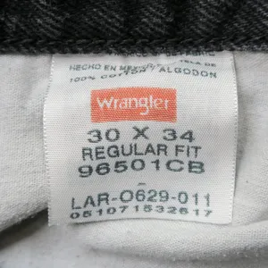 Vintage 90s Wrangler Black Regular Fit Jeans thumbnail 6