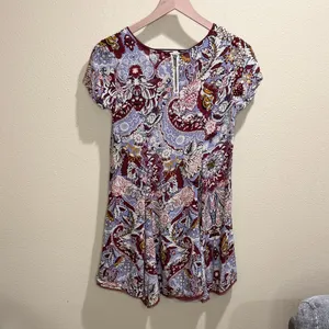 Silence + Noise Urban Outfitters Dress Sz XS Floral Cap Sleeve thumbnail 6