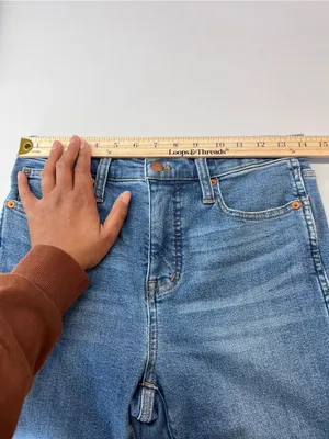 Madewell Medium Wash‎ Denim High Rise Skinny Crop Jeans Size 26 thumbnail 9