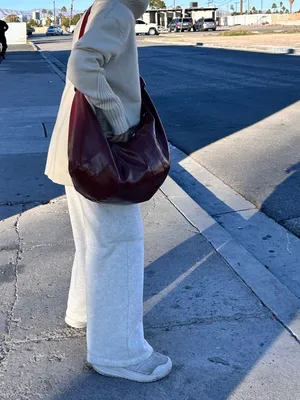 Croissant shaped crossbody bag thumbnail 9