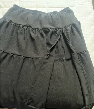 Black Slit Long Shein Skirt thumbnail 2