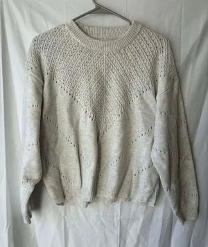 Marine Layer Olivia Crewneck Sweater Womens Size Large thumbnail 1