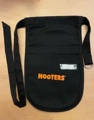 New Women’s Hooters girl Uniform Black Server Pouch Crooked thumbnail 1