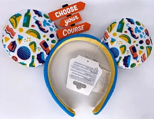 NWT Disney Parks Epcot Food Wine Festival 2023 Choose Your Course Ears Headband thumbnail 1