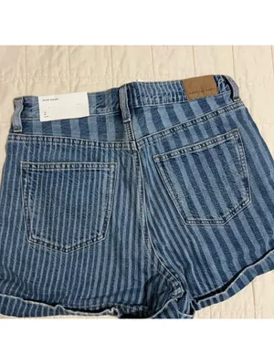 New American Eagle Striped Shorts thumbnail 5