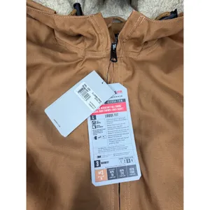 Carhartt FR Full Swing Quick Duck Jacket Sherpa Lined Brown Size XXL NWT thumbnail 4