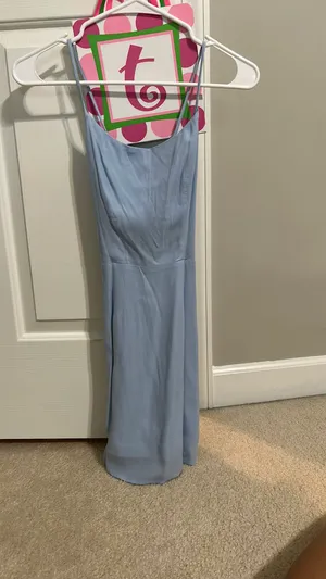 Revolve Light Blue Mini Dress thumbnail 3
