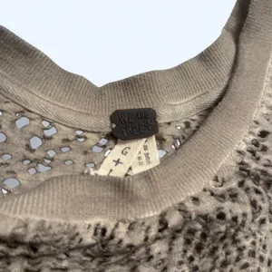 We The Free Free People Holed Sweatshirt Army Green thumbnail 2
