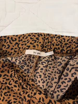 Leopard print shorts Brown thumbnail 3