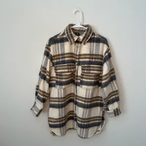 H&M Coat Long Wool Blend Grey thumbnail 3