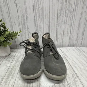 Womens Size 8 SOREL Gray Waterproof Lace-Up Faux Fur Lined Bootie EU39 UK6 thumbnail 2