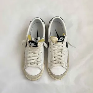 Nike Blazer Platform Sneakers White Size 7.5 thumbnail 4