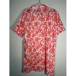 MICHELLE MCDOWELL Dani Shirt Dress NEW Orange Pink‎ Floral Button Front Resort thumbnail 4