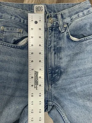 BDG Urban Outfitters High Rise Baggy Jeans Women’s Size 24 Blue 24x31 Grunge thumbnail 11