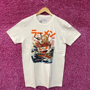 Ramen at sea beige Tshirt size medium thumbnail 1