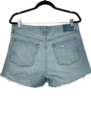 Abercrombie & Fitch Boyfriend Denim Short Mid Rise Size 30 / 10 thumbnail 2