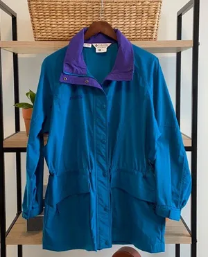 Columbia Vintage 90's Full Zip Spring Jacket, M thumbnail 1