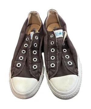 Converse All Star Slip On 6 Brown Chuck Taylor Canvas Low Top Sneakers thumbnail 1