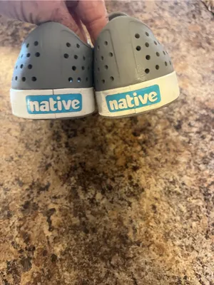 Native Women’s Jefferson Slip-On in Gray and White thumbnail 3