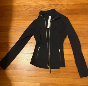 Lululemon Define Jacket Gold Zipper Black thumbnail 1