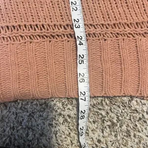 Aerie Cozy Knit Turtleneck Sweater‎ Dusty Rose Oversized Soft M thumbnail 6