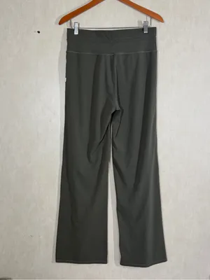 Vuori Women’s Daily Wide Leg Leggings Pants Pull On High Rise in Green L thumbnail 6
