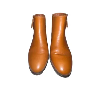 JCREW $228 Frankie Leather Ankle Boots Warm‎ Sepia Brown Size 7.5 Style e0537 thumbnail 3