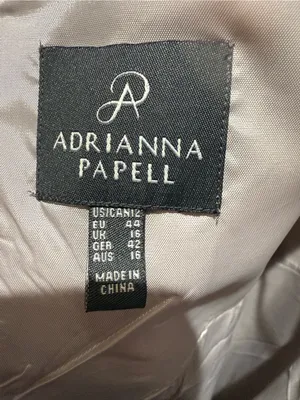 Adrianna Papell mother of the bride or groom gown dress Size 12 NWT $240 thumbnail 9