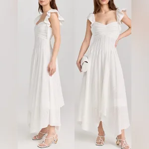 NWOT Ramy Brook Bria White Maxi Dress sz 2 thumbnail 3