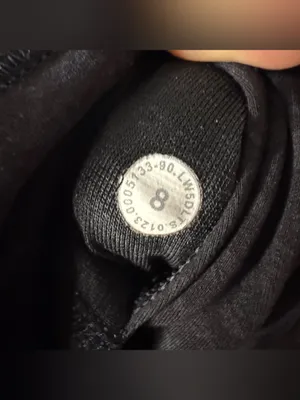 Lululemon Wunder Train High-Rise Leggings 25" Blaze Black thumbnail 6
