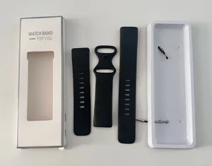Watch Band Magnetic Silicon Black for Fitbit Watch in a Box thumbnail 1
