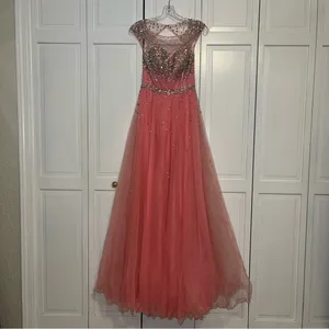 Pink Tony Bowls Le Gala by Mon Cheri Gown Size 2 thumbnail 6