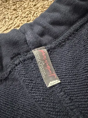FP Movement Navy Top Score Cotton SweatPants Wideleg Barrel Large thumbnail 2