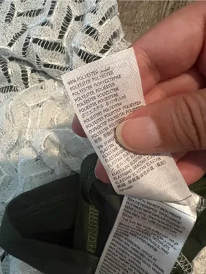 Edikted green and lace trim mini dress thumbnail 9