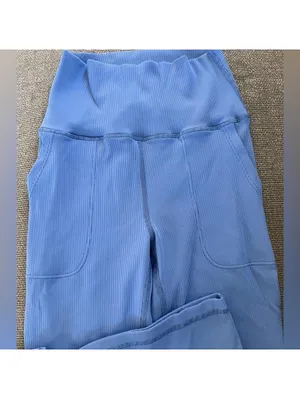 Aerie High Waist Ribbed Yoga Pants thumbnail 5