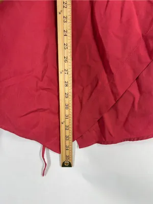 Soft Surroundings Washed Tencel Asymmetrical Tunic Top Red Size M thumbnail 10