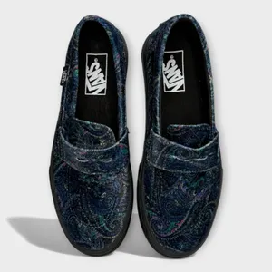Vans Style 53 Velvet Paisley Blue Slip On Creeper Womens 8 Mens 6.5 NWOB thumbnail 11