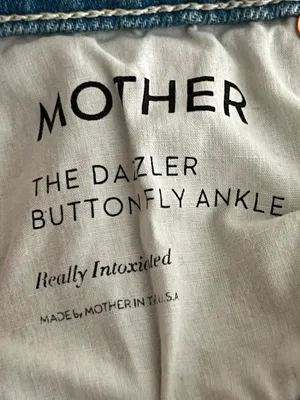 Mother Superior The dazzler Button Fly Ankle Really Intoxicated Size 25 Women thumbnail 7