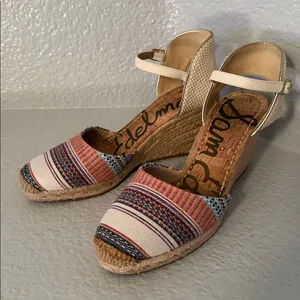 Sam Edelman Payton Espadrille Flats Size 8 Natural Jute Platform Summer Shoes thumbnail 2