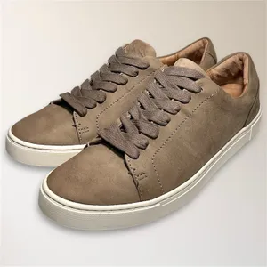 Frye Womens 9 Taupe Nubuck Leather‎ Sneakers Lace Up Casual Minimalist Street thumbnail 7