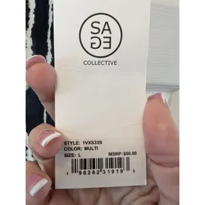 Sage Collective NWT Large Bike‎ Athletic Shorts Multi Color Msrp$58 thumbnail 4