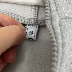 Laslulu 2XL Gray Half-Zip Scuba Hoodie Sweatshirt with Pocket thumbnail 7
