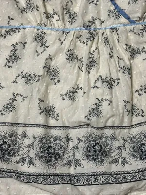 Vintage E By Eloise Anthropologie Swiss Dot Pajama Set Small Toile Floral thumbnail 4