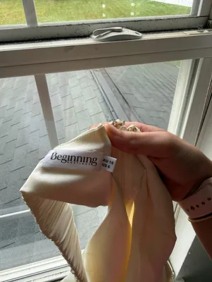 Beginning Boutique Dress Yellow Mini Satin Dress thumbnail 3