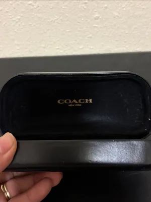 Coach Black Hard Shell Eyewear Case thumbnail 4