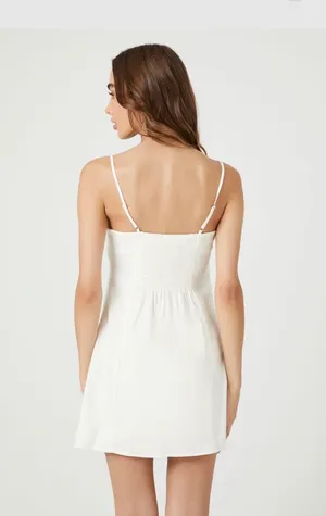 Forever 21 Babydoll White Dress thumbnail 3