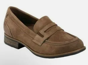 Earth Avani warm Taupe Suede Loafers- so comfy #18 thumbnail 1