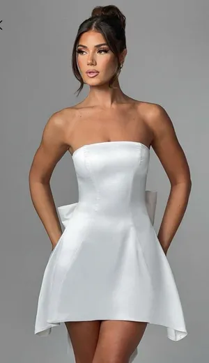 Babyboo White Mini Dress thumbnail 1